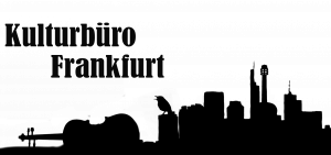 Logo des Kulturbüros, eine Skyline mit Silhouette von Instrumenten
